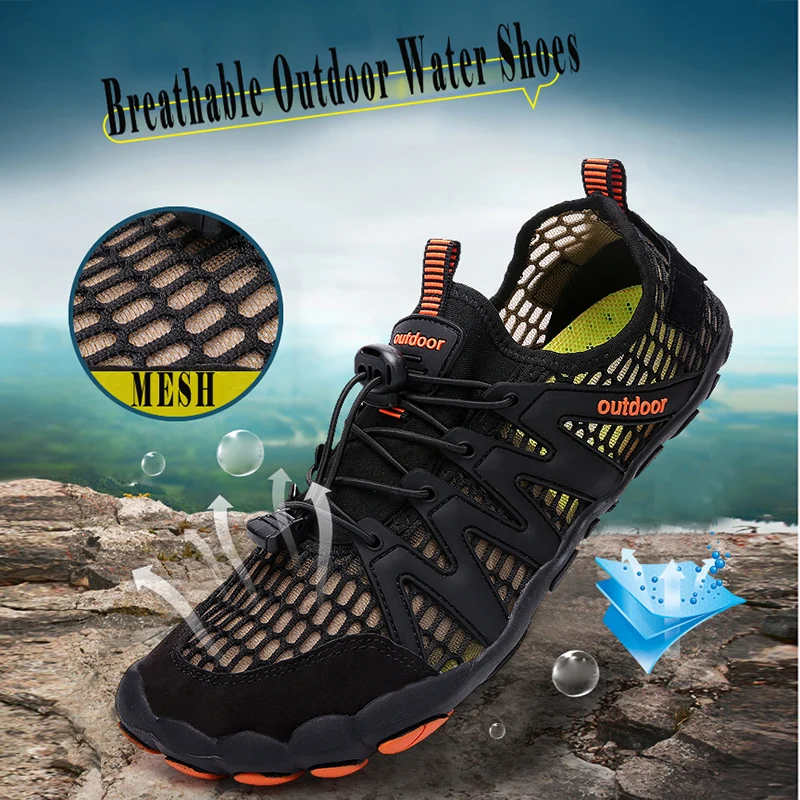 WWKK الصيف أحذية ماء الرجال صنادل شاطئ المنبع أكوا أحذية رجل سريعة الجافة نهر البحر الغوص السباحة الجوارب تنيس Masculino WWKK الصيف أحذية ماء الرجال صنادل شاطئ المنبع أكوا أحذية رجل سريعة الجافة نهر البحر الغوص السباحة الجوارب تنيس Masculino