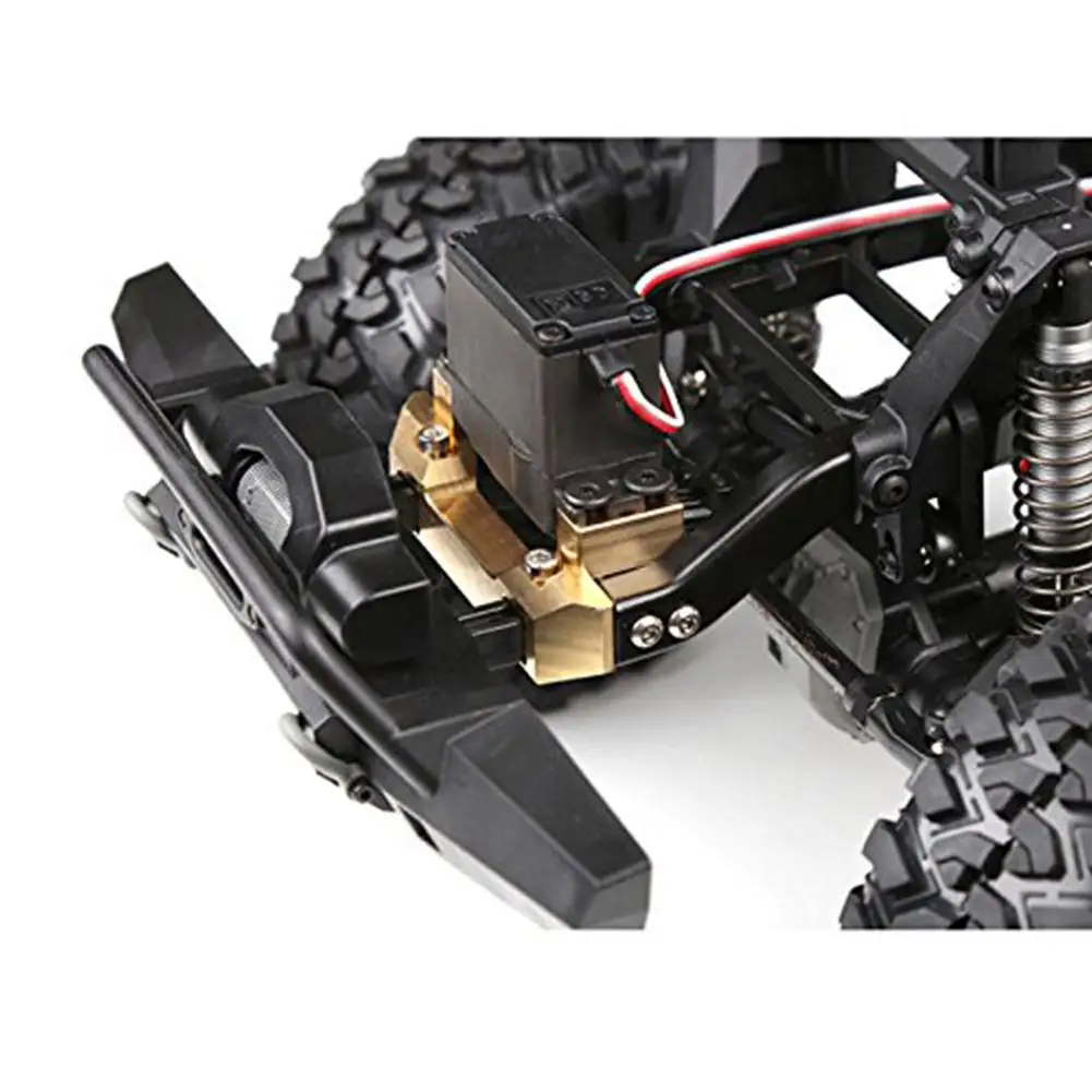 LeadingStar 1:10 RC TRX4 крепление переднего бампера Золотое сервоприводное для Traxxas TRX