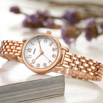 

Women Watches Ladies Luxury Brand Silver Stainless Steel Band Wrist Watches Women Fashion Rose Gold Bracelet Wristwatch Female