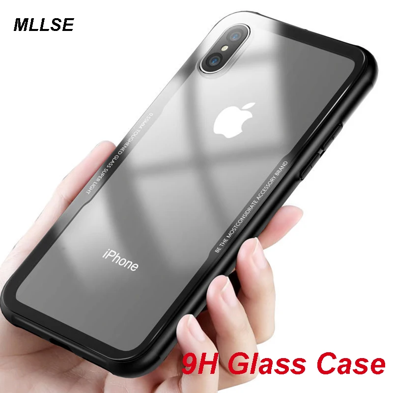 MLLSE чехол из закаленного стекла для телефона iPhone 7 8 чехлы 0 55 мм Защитное стекло 6s