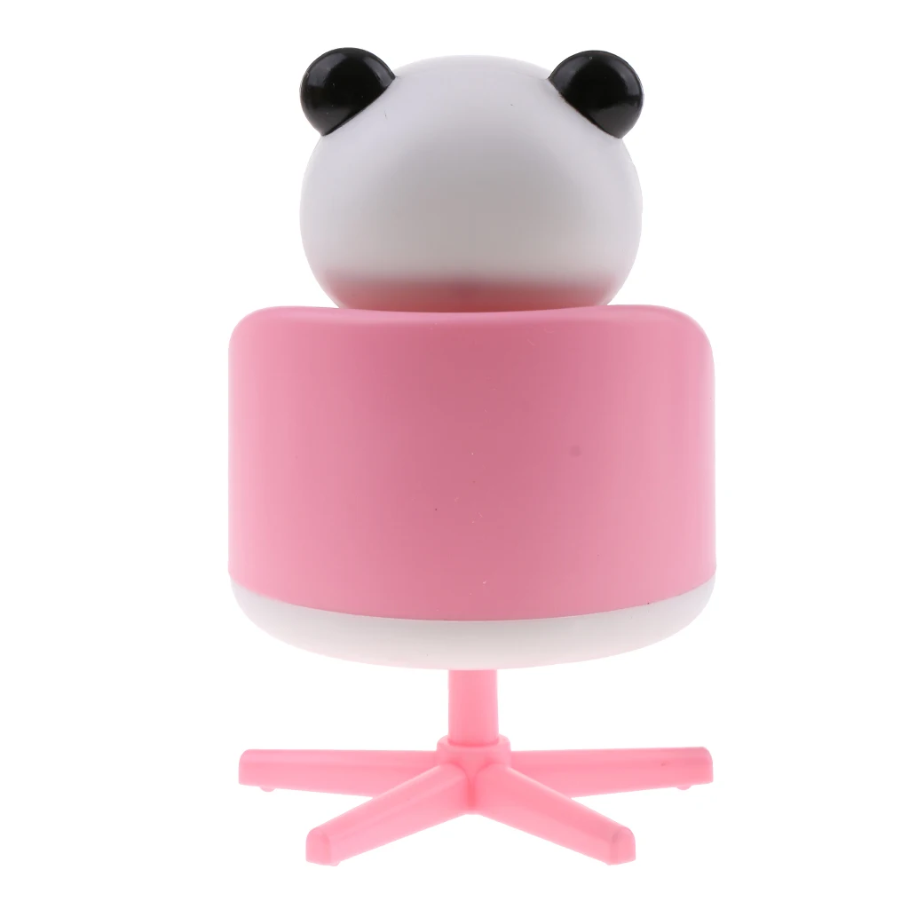 Adorable Plastic Solar Powered Toys Noding Head Figurine Model Home Car Ornament Panda Novelty Gag Toys for Kids Birthday Gift
