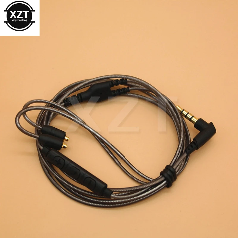 Кабель для Shure SE215 SE425 SE535 SE846 UE900 сменный шнур разъема MMCX провода наушников с