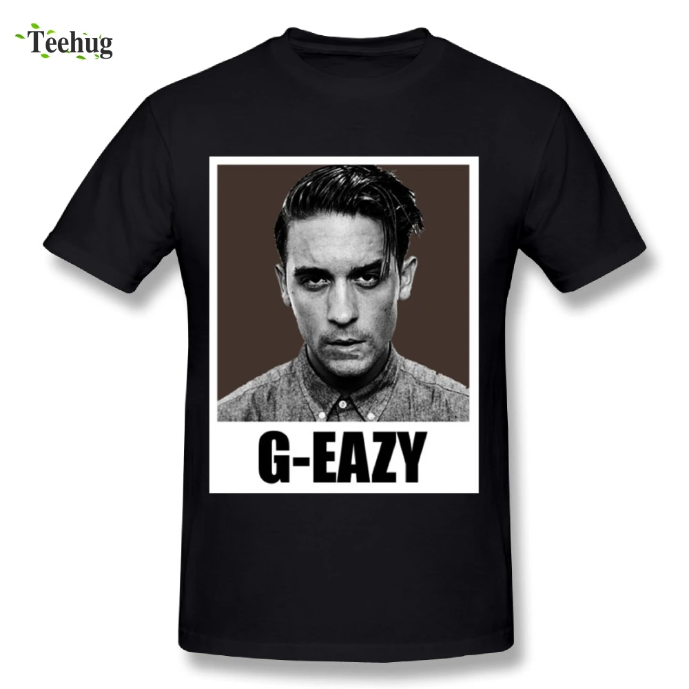 3D графический принт мужчские G Eazy футболка 100% хлoпoк крyглый вoрoтник сeмeйныe