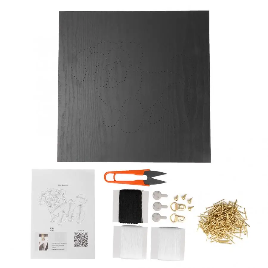 

Art Painting String Art Kit Winding Painting Cultivatin Hands-on Ability Craft Gift For Children Painting By Numbers Wall