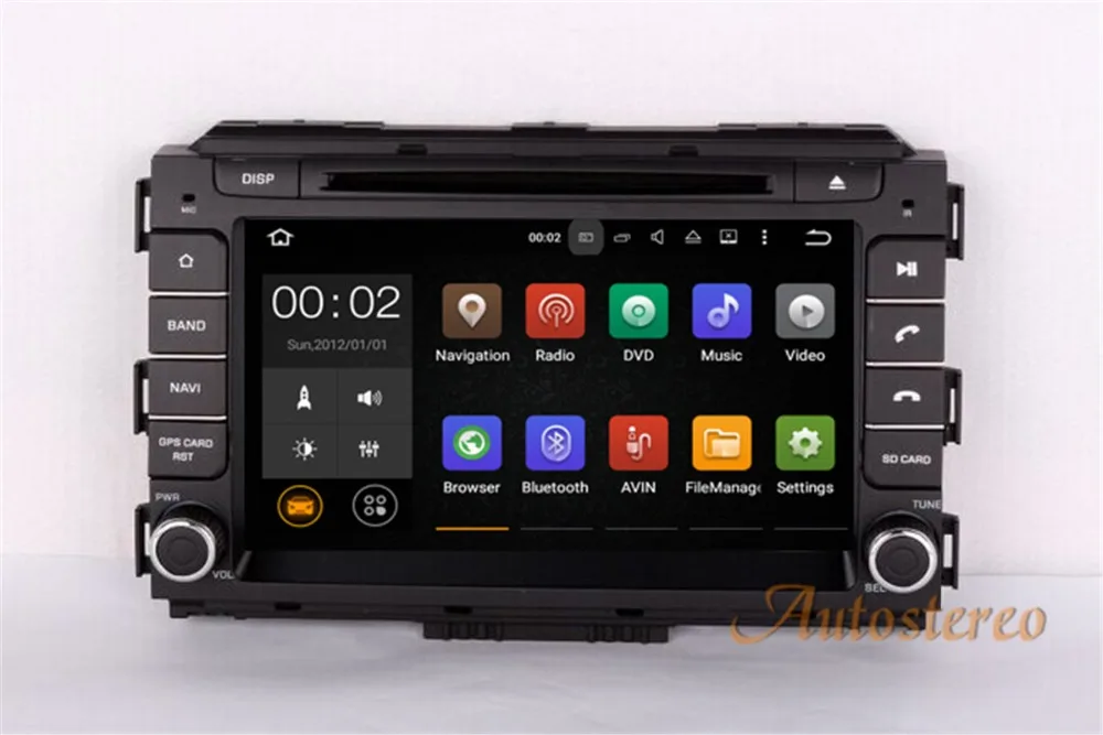 Sale Car CD DVD player Android7.1 Quad core Car GPS navigation for Honda VEZEL HR-V 2013+ radio mirror mp3 music video player unit 1