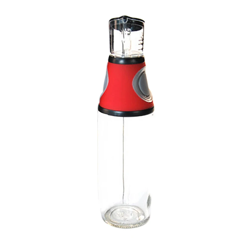 

Olive Oil & Vinegar Dispenser Bottle 17oz Capacity Pump with Measuring No Drip Pouring Spout
