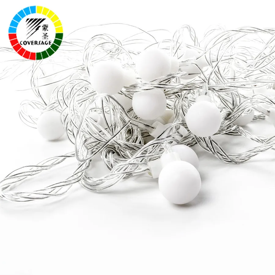 Coversage 6M 40 Led Christmas Tree Garland String Xmas Decoration Outdoor Ball Curtain Navidad Curtain Fairy Holiday Lights Coversage 6M 40 Led Christmas Tree Garland String Xmas Decoration Outdoor Ball Curtain Navidad Curtain Fairy Holiday Lights