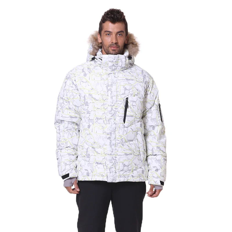 

2020 New Arrival Men Down Jacket Winter Down Coats 80% White Duck Down Real Raccoon Fur Duck Down Jacket Men Winter Jackets Mens