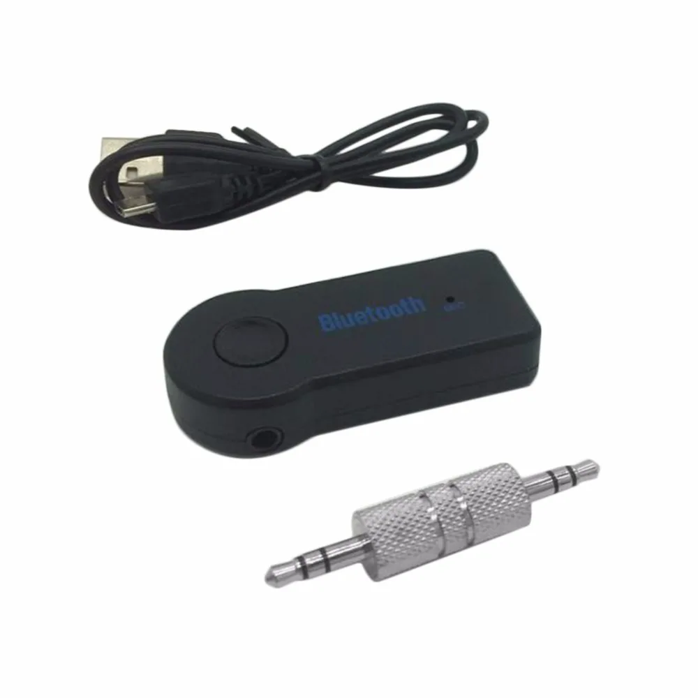 

Wireless Car Bluetooth V3.0 Receiver Adapter 3.5MM AUX Audio Stereo Music Hands-free Car Bluetooth Audio Adapter Build-in Mic