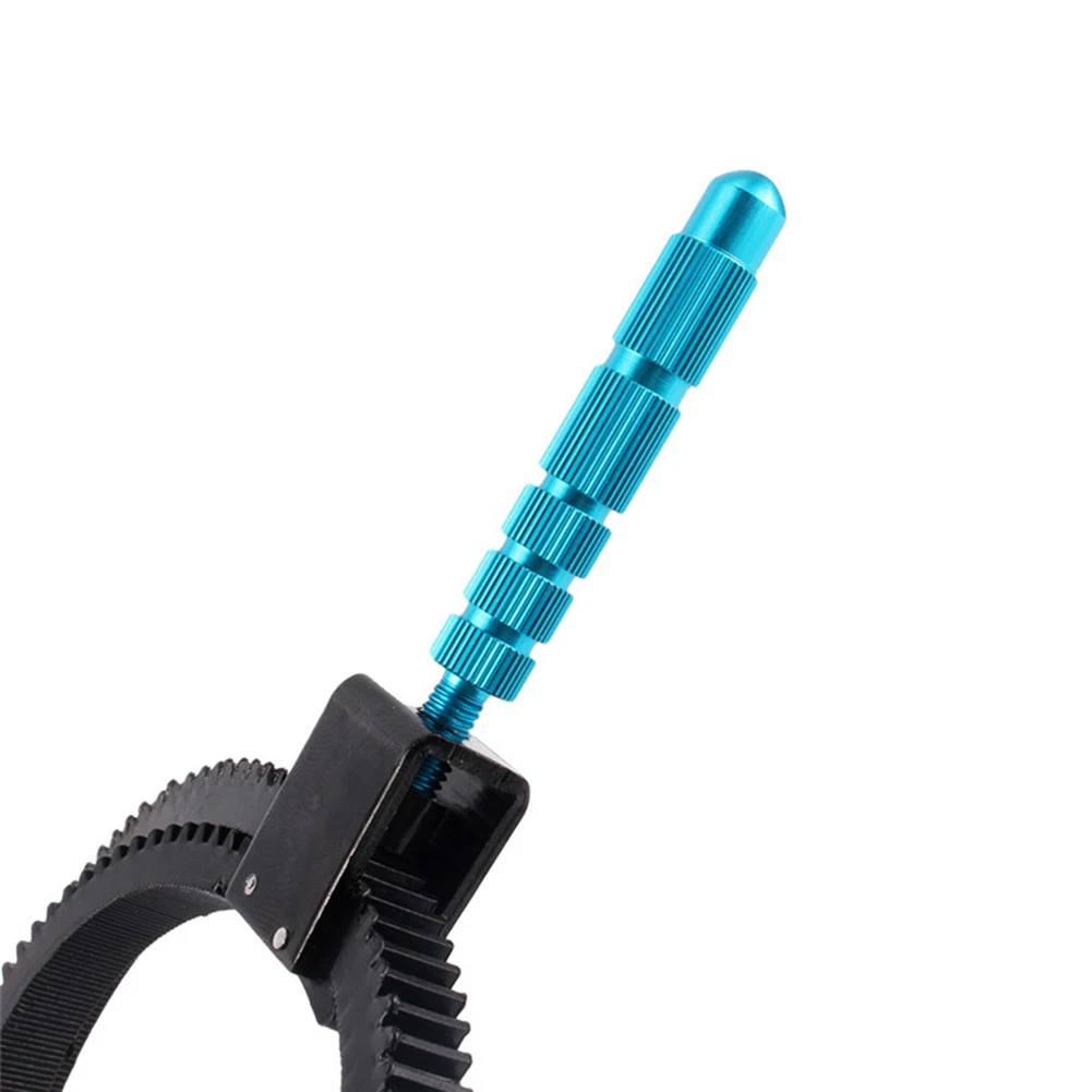 Алюминиевый сплав ручка Регулируемый резиновый непрерывный фокус зубчатый ремень для видеокамера регистратор DSLR