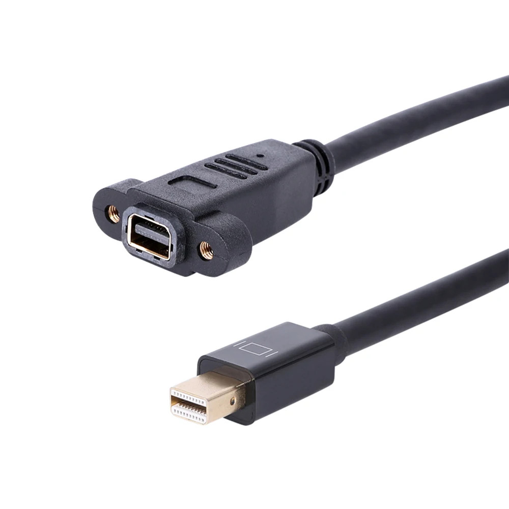 30 см Мини DP Женский Панель Крепление к Mini DisplayPort Мужской видео кабель Шнур|Кабели