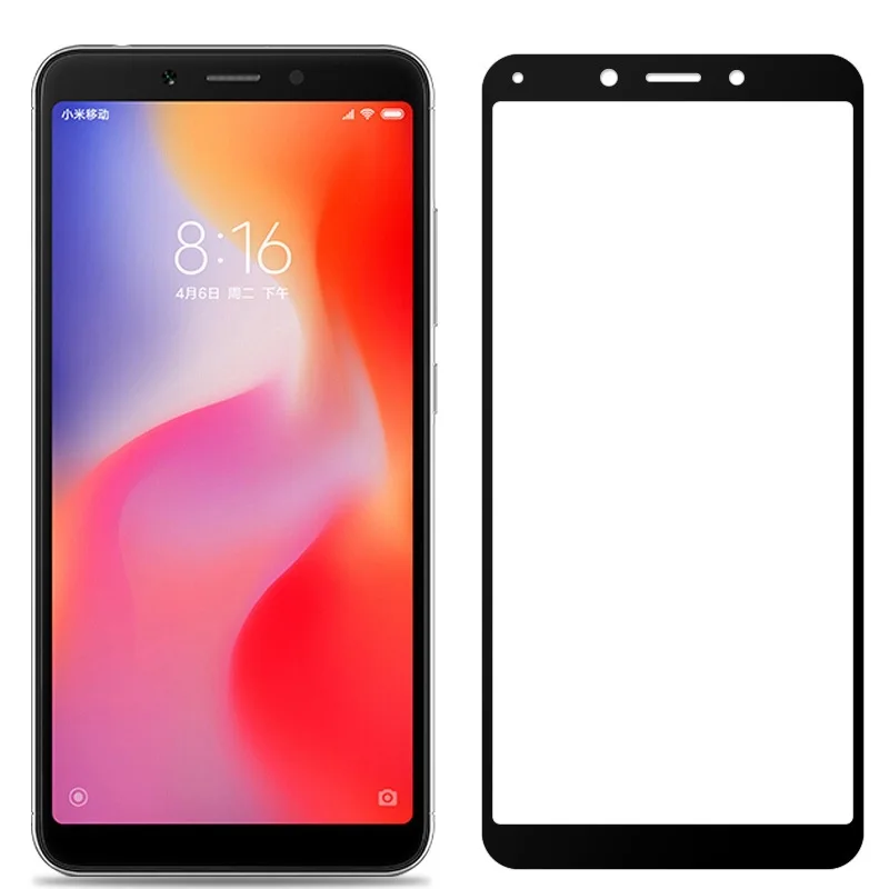 Для Xiaomi Redmi 6 5D 6D 9D полное клеевое покрытие закаленное стекло Защита экрана для 6A A