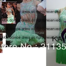 Блестящие хрустальные камни, kaka-l130349, Костюмы для латиноамериканских танцев Одежда для танцев, танго сальса самба румба чача вальс, латинские танцы платье