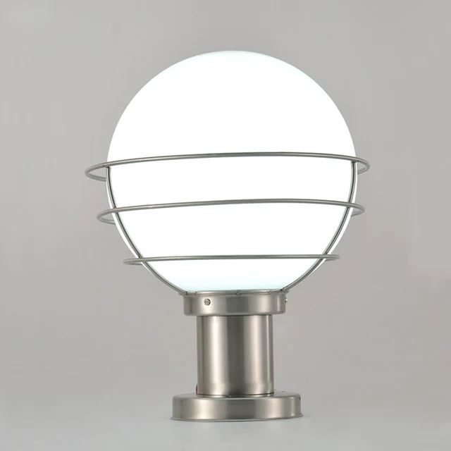 Modern Stainless Steel Acrylic Garden Yard Fence Lamp Pillar Light Modern Stainless Steel Acrylic Garden Yard Fence Lamp Pillar Light Outdoor Used Lighting White Villa