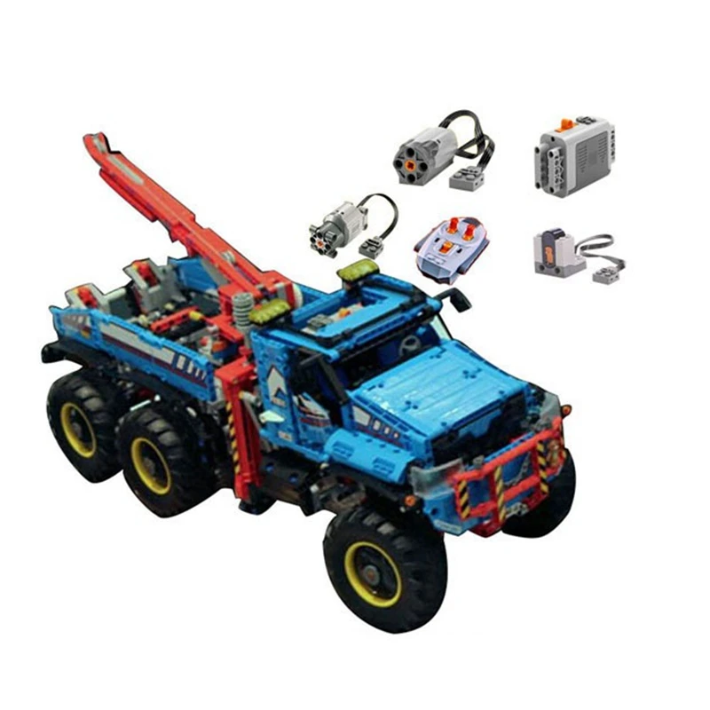 

DHL Lepin Technic 20056 the Ultimate All Terrain 6X6 Remote Control Truck Model Building Blocks Bricks 42070 Children Toy Lepin