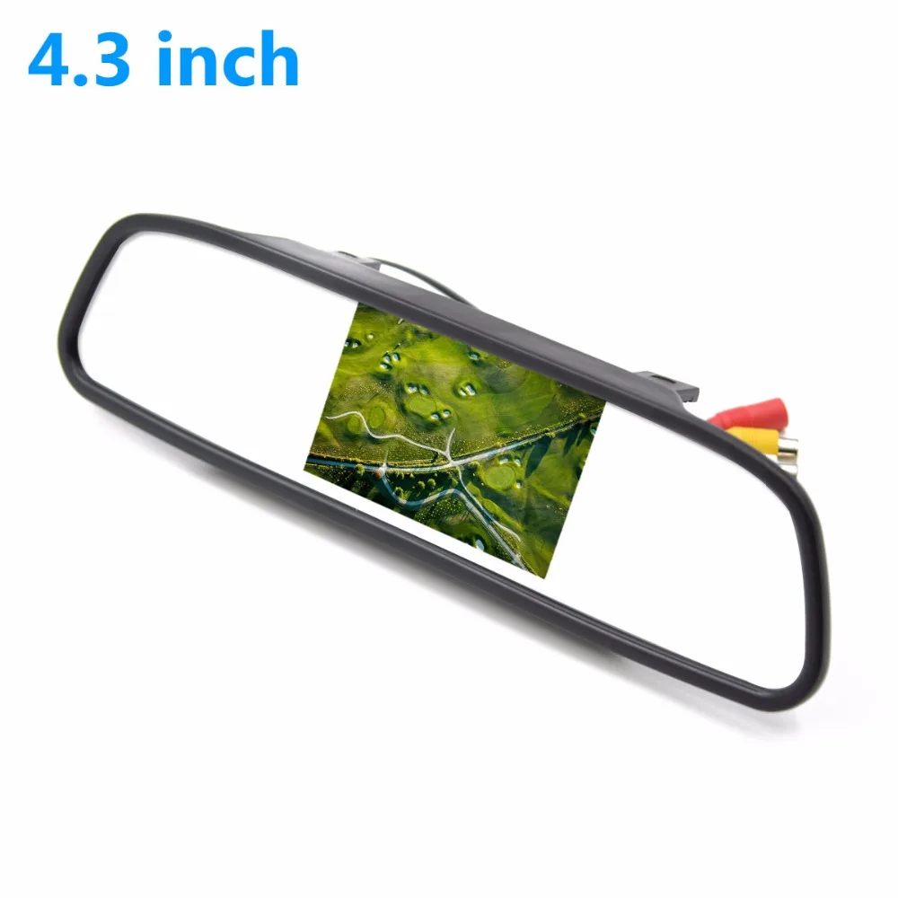 

New 4.3' Color LCD Car Monitor Rear View Mirror 4.3 Inch TFT Car LCD Screen Rear View Rearview DVD AV Mirror Monitor