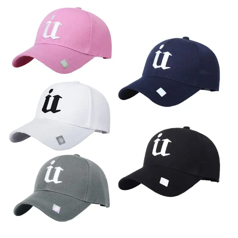 

Unisex Couples Polyester Quick Dry Outdoor Baseball Cap Student Hip Hop Korean Style U Letter Alphabet Embroidered Peaked Hat