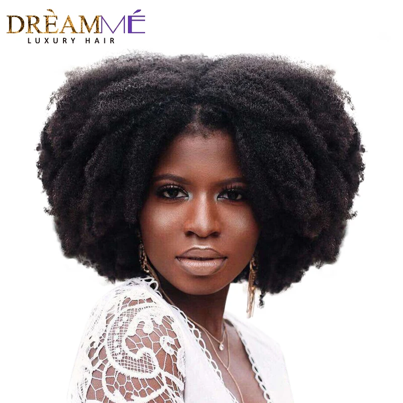 afro curly full lace wig