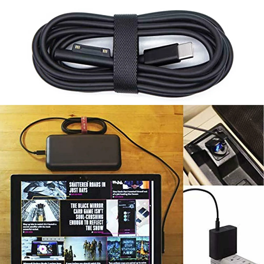 

Adapter Cable To Type C Practical Adapter Accessories Charging Cable For Surface Connect to USB C Charging Cable Adapter #625