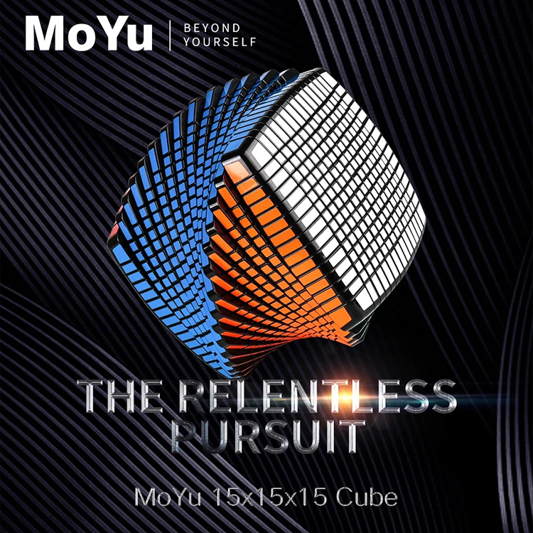 CuberSpeed Moyu 15x15x15 stickerless Speed Cube Puzzle 
