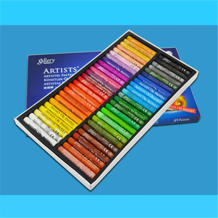 Oil Pastels Set for Student Stationery School Drawing Pen Supplies 50