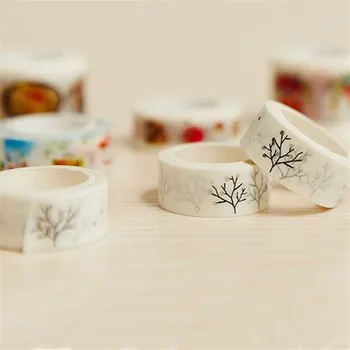 

1.5cmx5m Decorative kawaii Gold wishing Tree Washi Tape DIY Scrapbooking Masking Tape School Office Supply