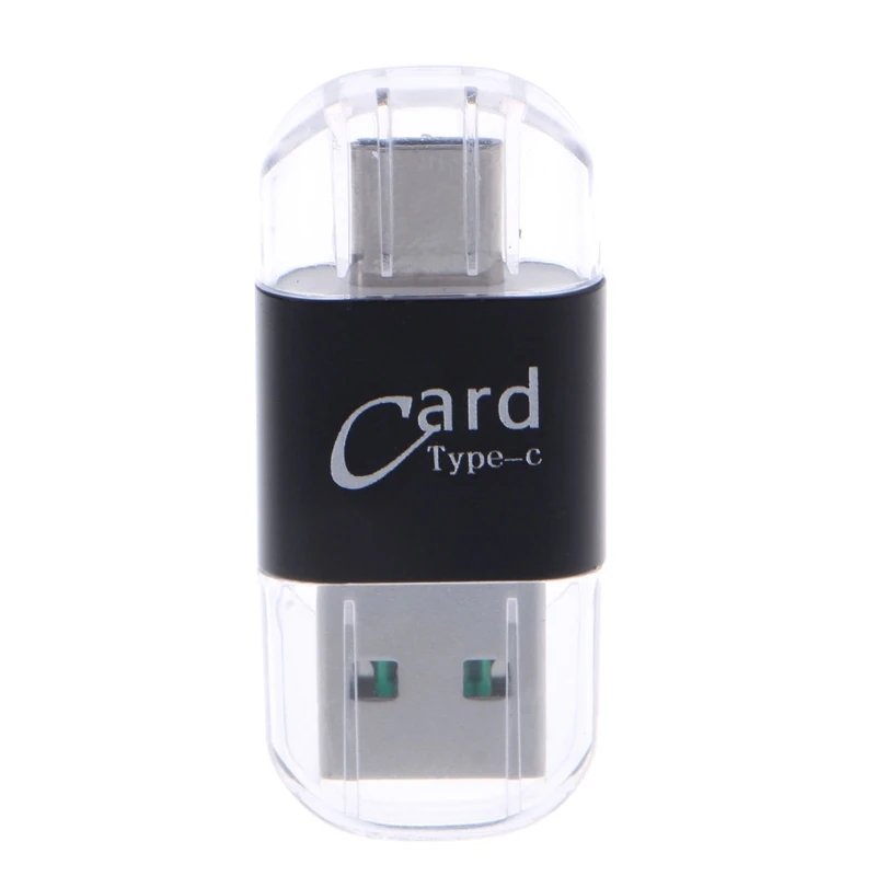 1 P c высококачественного алюминиевого сплава USB Type C OTG Micro SD/TF внешнее устройство чтения карт памяти, адаптер