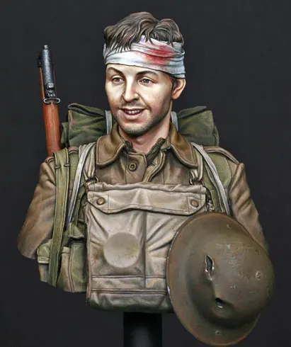 1/10 бюст полимерная фигурка комплект нераскрашенный BUST279|Наборы для сборки