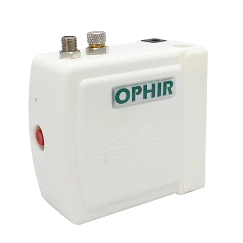OPHIR 0,5 мм PRO двойного действия Аэрограф Комплект с мини воздушный компрессор для временные тату-дизайн ногтей модель хобби_ AC003G+ AC006+ AC011 - Цвет: White