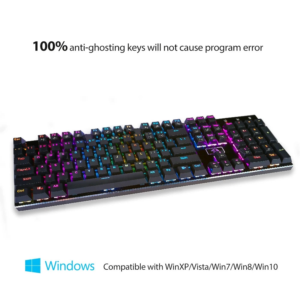 Redragon K556 RGB светодиодный подсветкой проводной Механическая игровая клавиатура