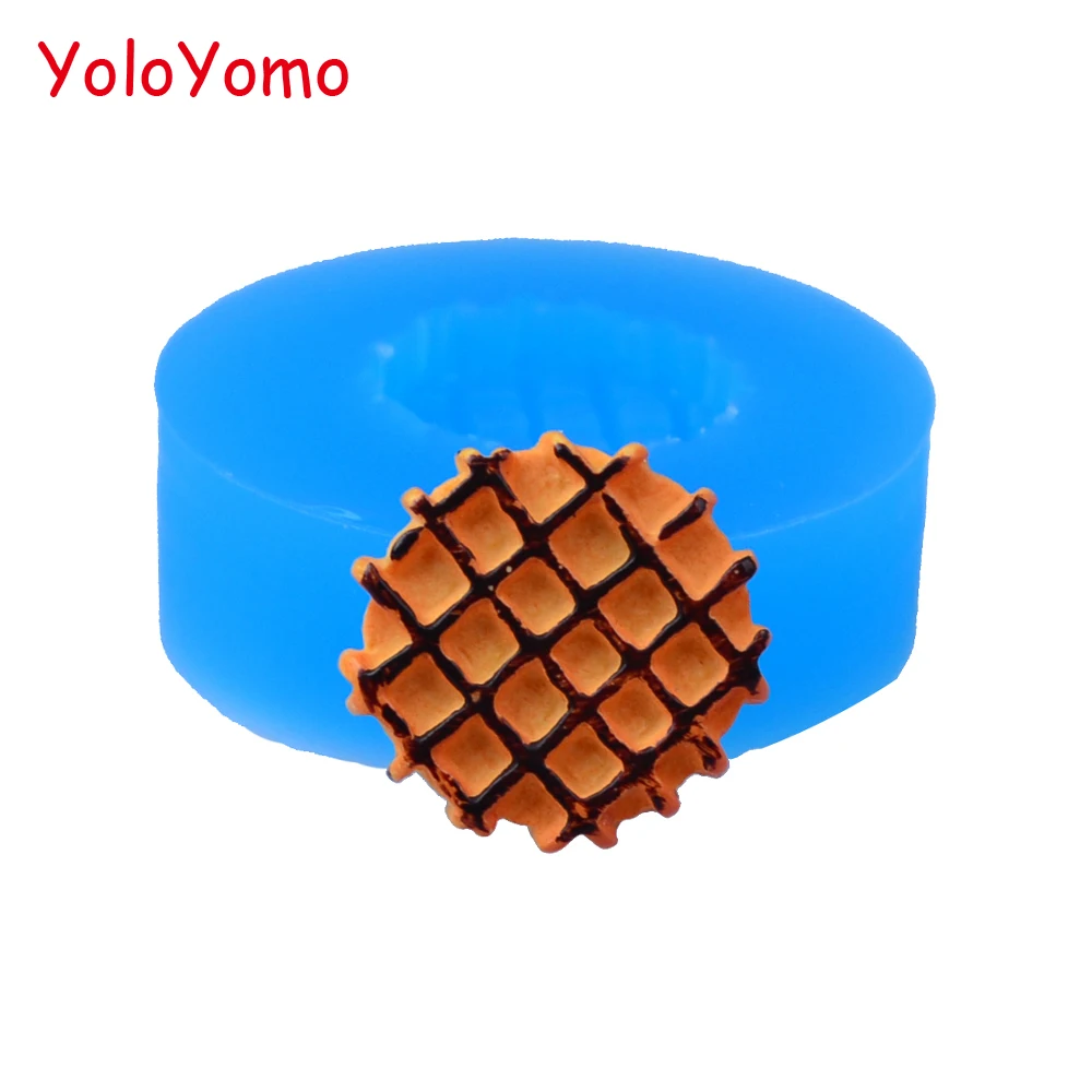 

Q157YL 15.2mm Round Cookie Silicone Mold - Fondant, Cake Decoration, Dessert, Chocolate, Candy, Resin Fimo Clay, Food Safe Mold