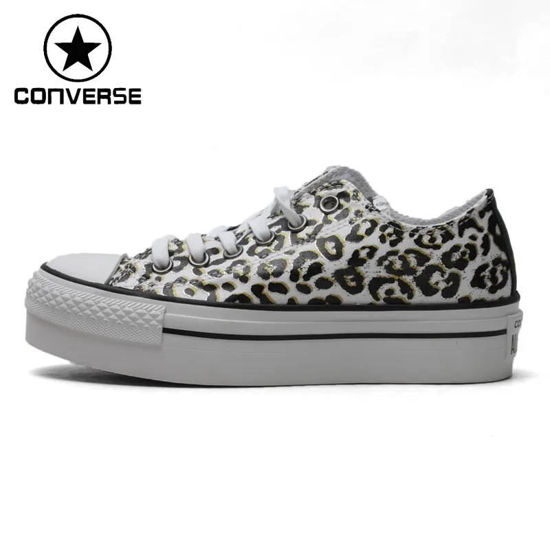 Оригинальные женские парусиновые Кроссовки Converse обувь для