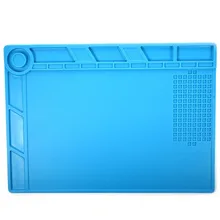 Термостойкий Коврик для пайки силиконовый теплоизоляционный коврик для обслуживания платформы Настольный коврик для паяльной станции BGA Инструменты для ремонта