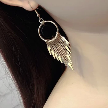 

2019 New Earrings Fashion Jewelry Exaggerated Wild Tassel Earrings For Women Bohemia Earrings Wholesale