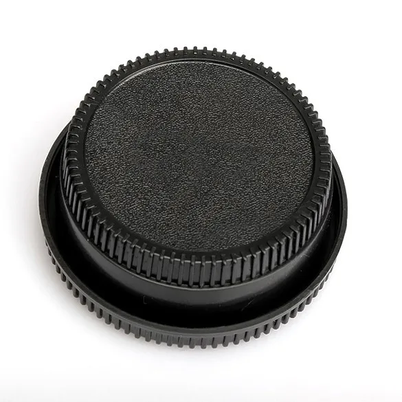 Professional Black 58*22mm Camera Plastic Body Cover + Rear Lens Caps