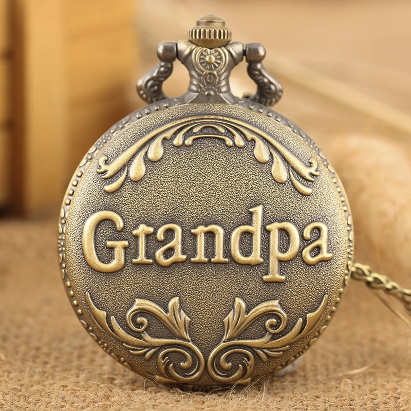 En oferta Pocket-Watch Grandpa Retro Antique Pendant-Top Necklace Gifts Punk Bronze Art Quartz qzK0mg07J