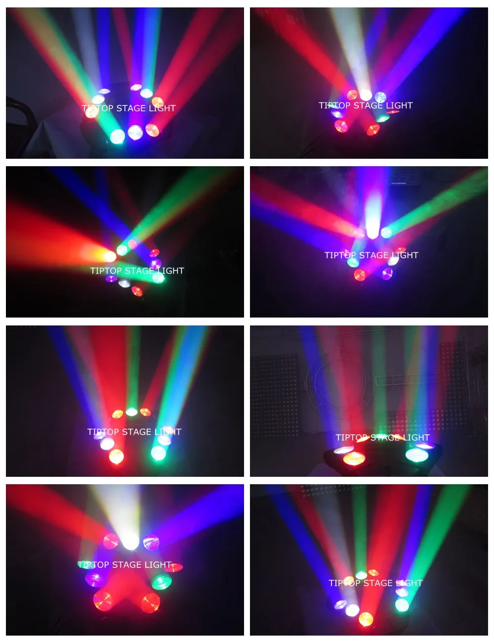 2 xLot 9 глаза LED Паук луч света Adj свет с бесконечными Вращающийся Свет этапа 10/16/43 DMX каналов 5 угол луча для клубных вечеринок