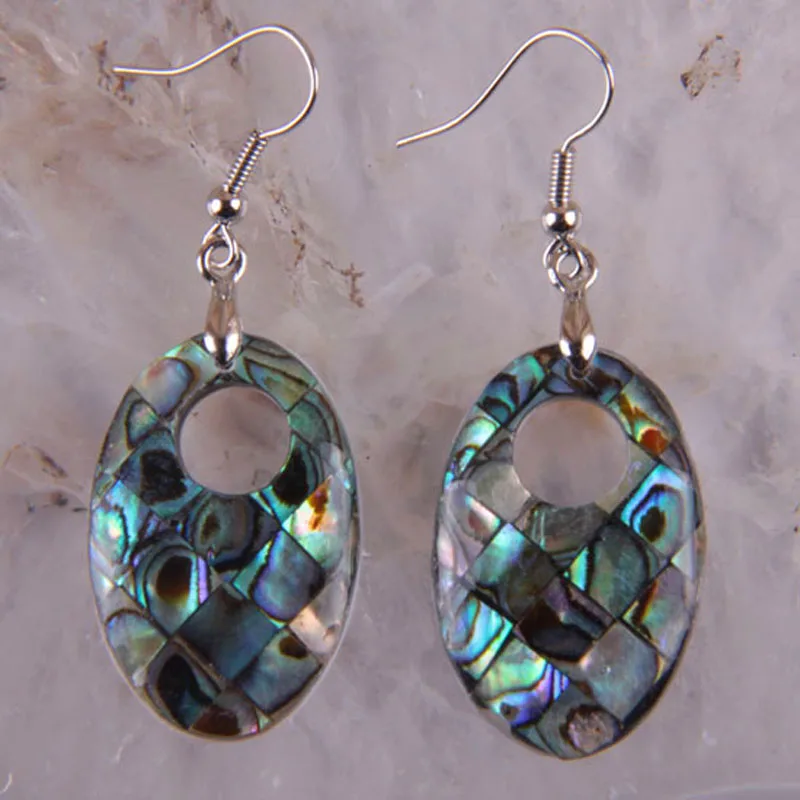 New Zealand Abalone Shell Earrings Jewelry For Woman Gift T011in Drop