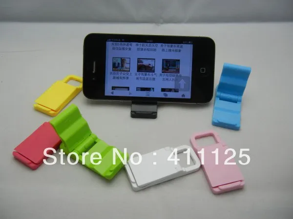 Универсальный Портативный Пластик подставка держатель для мобильного телефона iPhone Samsung 50 шт./лот Post