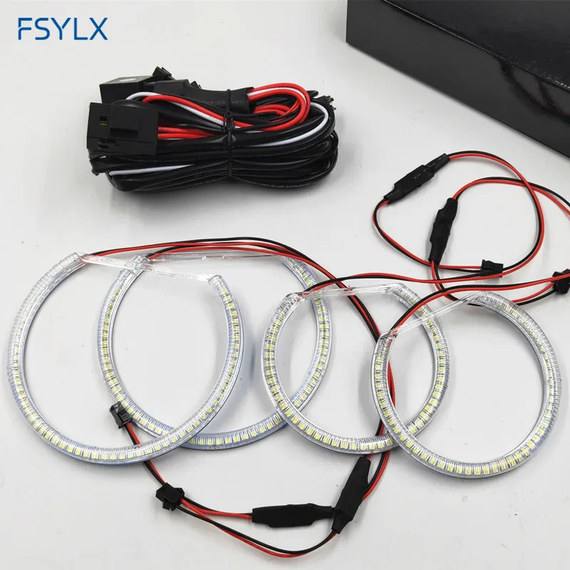 FSYLX SMD светодиодные ангельские глазки для BMW E46 Compact E83 X3 автомобильные