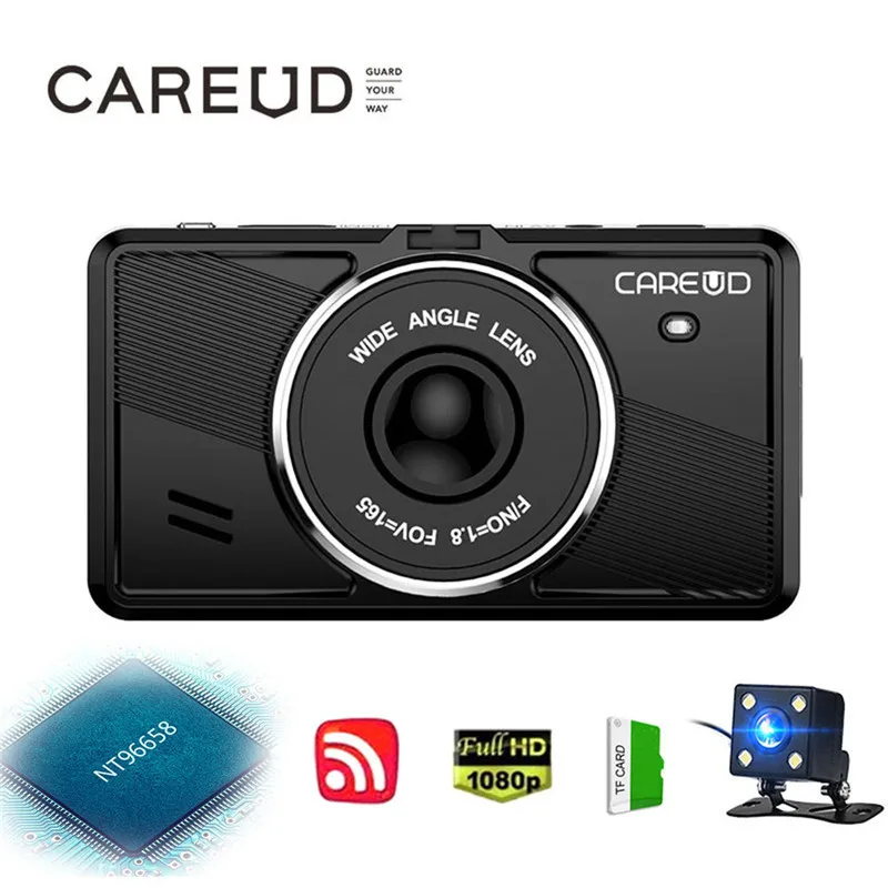 

CAREUD RV-890 3.0-inch 720P WiFi 1080P VGA Full HD 200m Pixels DVR Car Driving Recorder Loop Record Night Vision Dashcam
