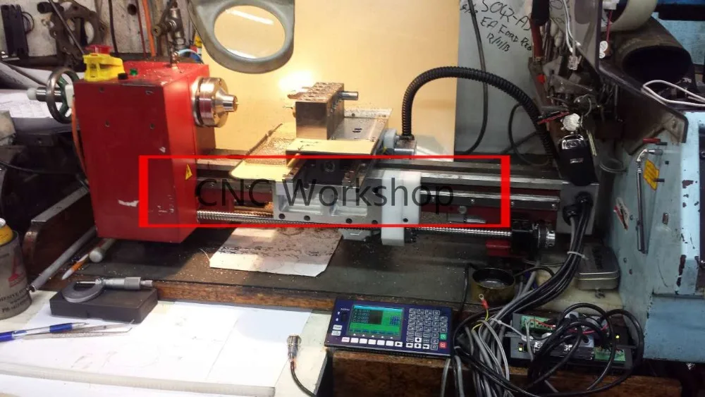  Controlador CNC de 4 ejes USB Stick código G husillo Panel de Control MPG controlador de torno de f
