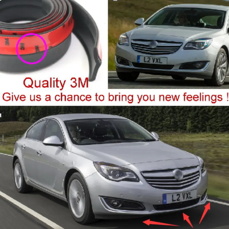 Car Bumper Lips For Opel Signum Adam Vauxhall Ampera Lotus Carlton Omega Spoiler Deflector Body Kit Strip Skirt | Автомобили и