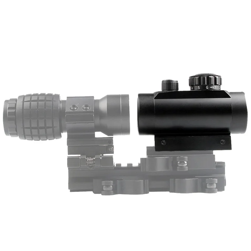 1 x 40mm Airsoft Cross Hari Red Green Dot Sight RL5-0024BL-22