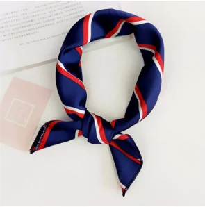 Hot Sales Silk Hair Head Neck Feel Satin Scarf Square Letter Scarf Elegant Women's Collar Handkerchief Bandana Ladis hijab - Цвет: Style 28