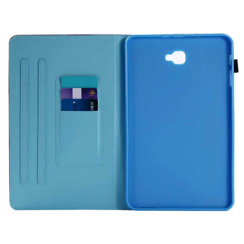 Чехол для планшета Samsung Galaxy Tab A A6 10 1 дюйма 2016 г. чехол смартфона T580 T585 T585N с