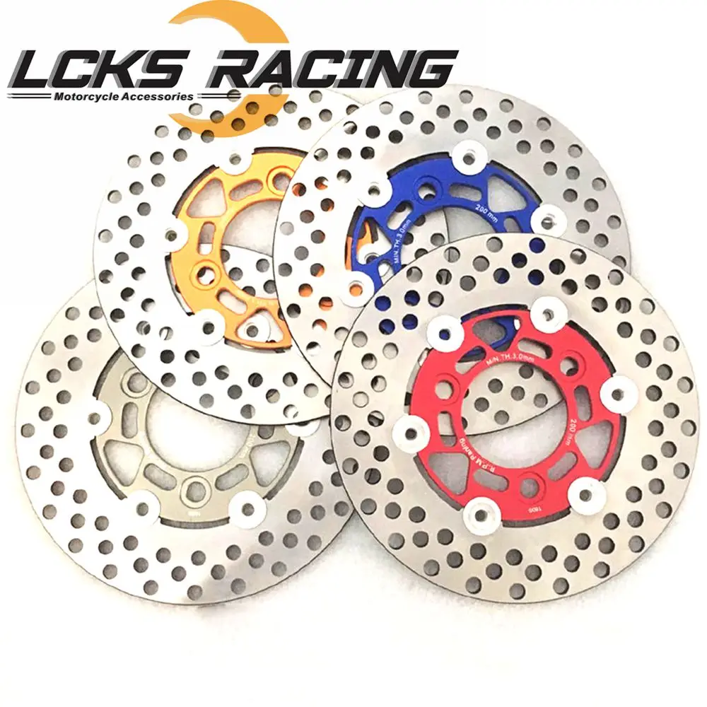 

Universal Motorcycle Scooter CNC Brake Disc Floating Plate 200 * 58mm Yamaha Honda Motorcycle Scooter
