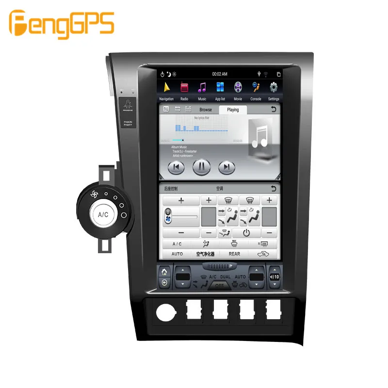 Flash Deal Tesla style 2 din Android 8.1 Car Radio Stereo GPS Navigation For Toyota Tundra 2007-2013 no DVD Player Headunit 5