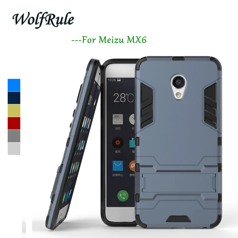 Wolfrule Anti Knock Back Meizu Mx6 Cover Soft Silicon wolfrule anti knock back meizu mx6 cover soft silicon