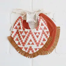 Г., лидер продаж, хлопковый нагрудник для Мальчика Bebe, детское полотенце для кормления, двусторонний узор, льняная одежда для новорожденных